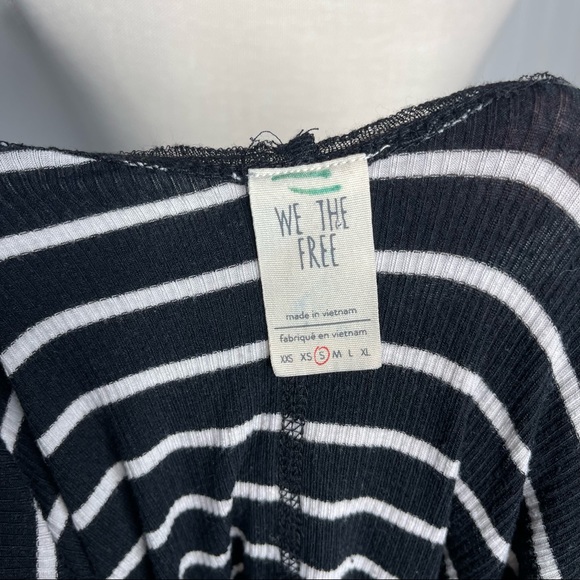 Free People | Tangerine Stripe Tee - Picture 7 of 9